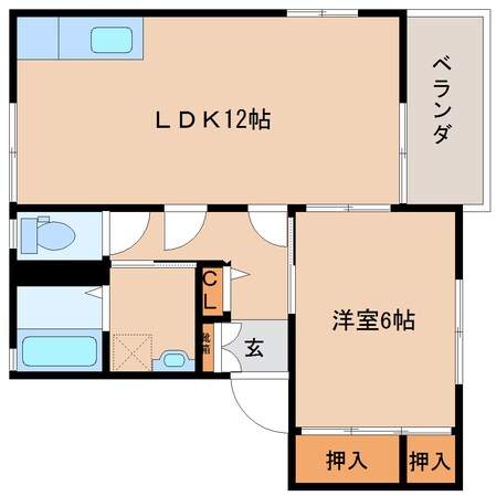 東静岡駅 徒歩20分 2階の物件間取画像